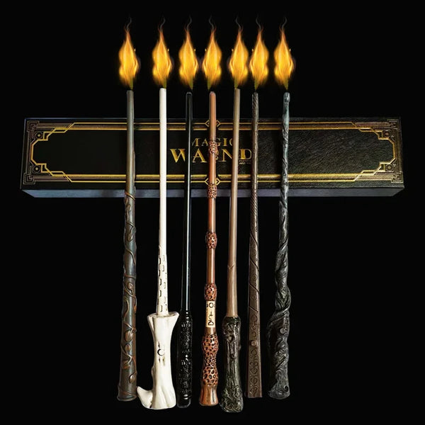 Fire Breathing Magic Wand Toy with LED Flame Effect for Kids