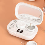 Ultrasonic Contact Lens Cleaner Portable Lens Cleaning Device