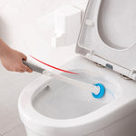Toilet Disposable Brush with Replaceable Cleaning Heads