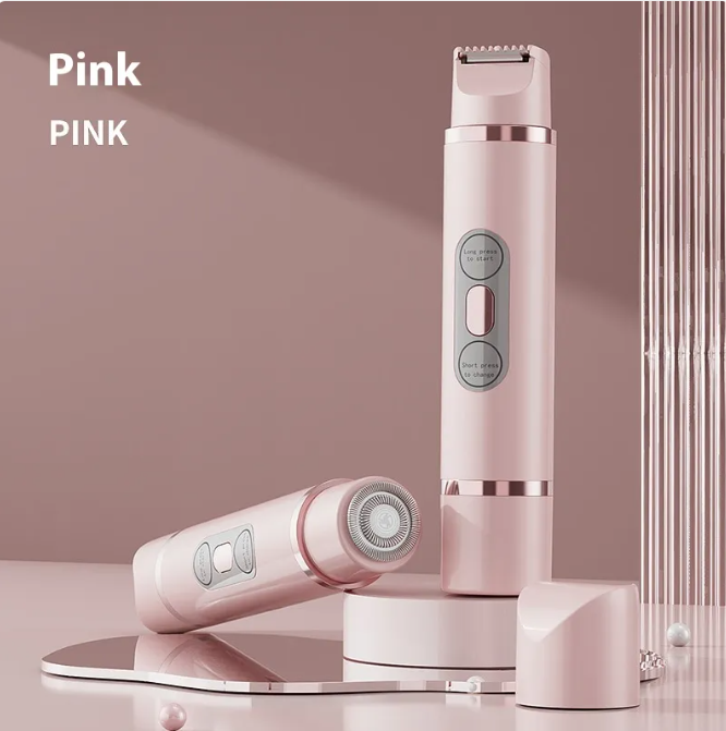 Dual-Head Electric Shaver for Women Facial and Body Hair Removal Device