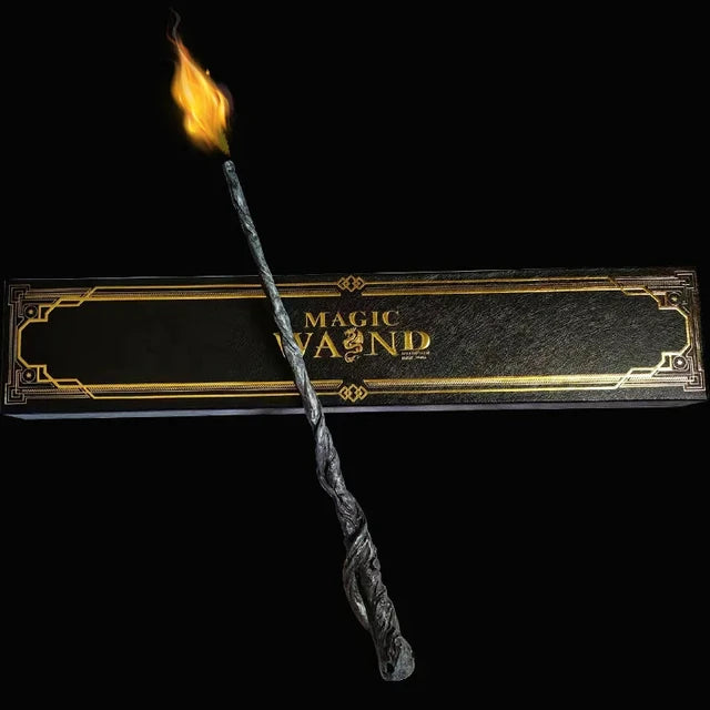 Fire Breathing Magic Wand Toy with LED Flame Effect for Kids
