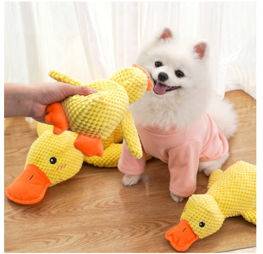 Calming Duck Toy Soft Plush Duck for Comfort and Relaxation