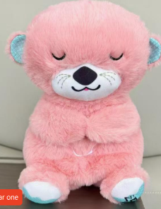 Breathing Bear Soothing Plush with Soft Fabric and Calming Breathing Motion