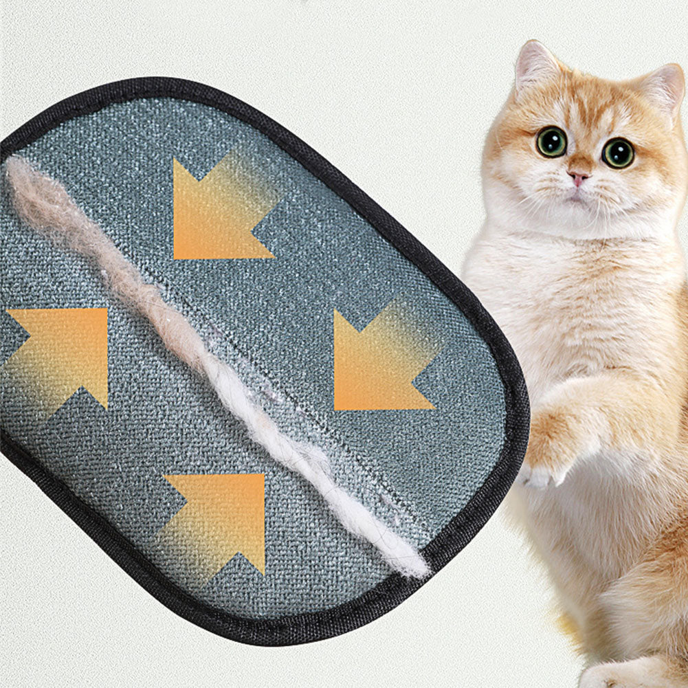 Grooming Glove for Pets with Soft Silicone Grooming Tips