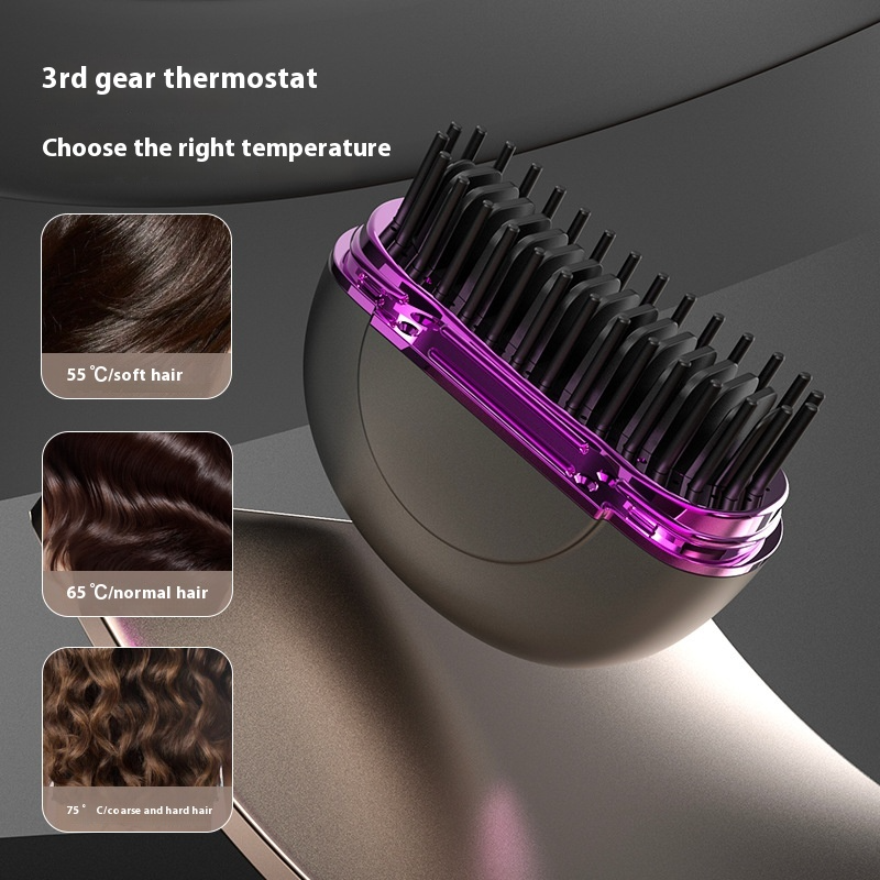 Portable Ceramic Hair Straightener with Compact Travel Design