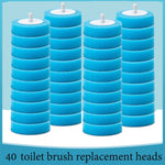 Toilet Disposable Brush with Replaceable Cleaning Heads