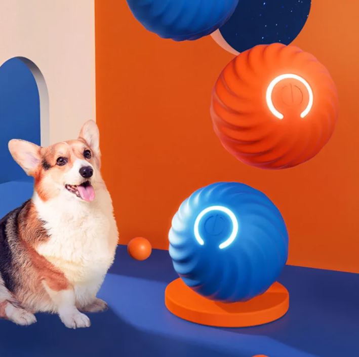 Pet Dog Rubber Ball Toys for Interactive Fetch and Chewing