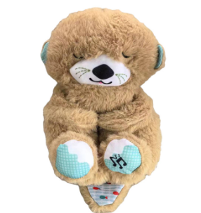 Breathing Bear Soothing Plush with Soft Fabric and Calming Breathing Motion