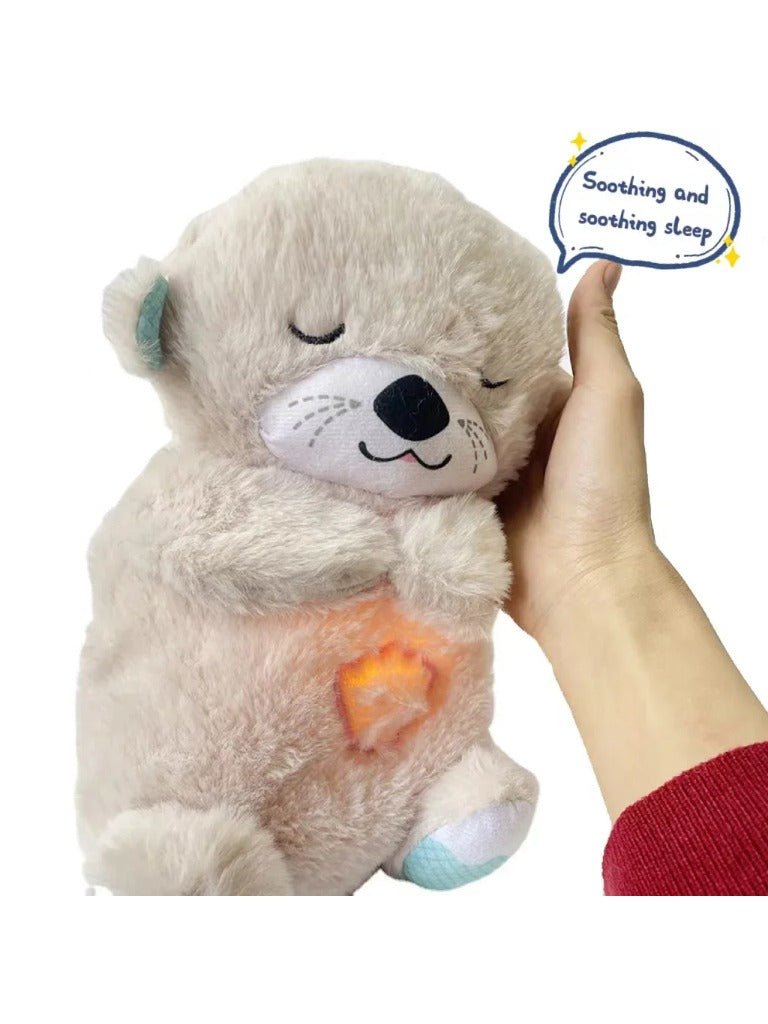 Breathing Bear Soothing Plush with Soft Fabric and Calming Breathing Motion