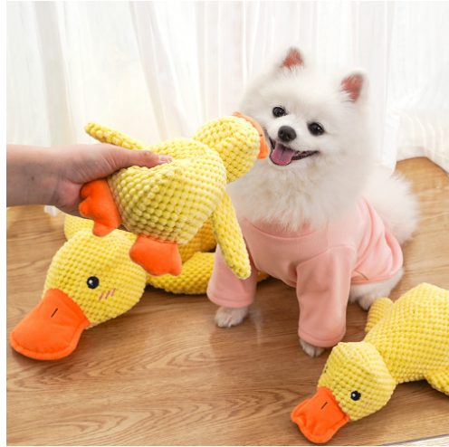 Calming Duck Toy Soft Plush Duck for Comfort and Relaxation