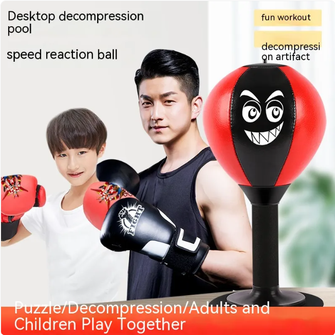 Punch Pal Desktop Speed Ball with Strong Suction Cup Base