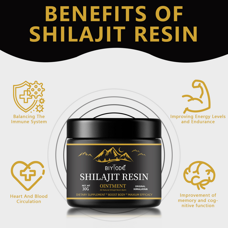 Natural Pure Shilajit Resin 30g Premium Wellness Supplement