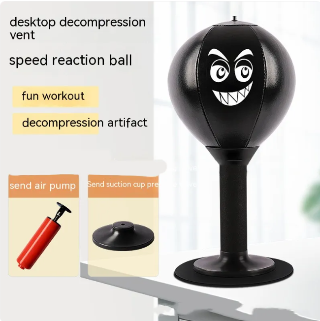 Punch Pal Desktop Speed Ball with Strong Suction Cup Base
