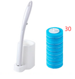 Toilet Disposable Brush with Replaceable Cleaning Heads