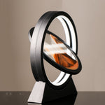 Moving Sand Art Landscape Table Lamp with LED Ambient Lighting and Flowing Sand Design